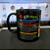 Caneca Git Flow Cheat Sheet preta - Imagem 2