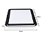 Plafon LED Zony quadrado - 36w - Preto com 3 cores de luz - 2672 - Nordecor - Imagem 3