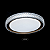 Plafon LED Kenle  redondo - 36W - Dourado Fosco com 3 cores de luz -2665 - Nordecor - Imagem 4