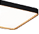 Plafon  Smart preto com dourado - com luz 3 cores e controle remoto - LED 30w  - LA1030  - Luclair - Imagem 2