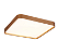 Plafon Smart dourado - com luz 3 cores e controle remoto - LED 30w - LA1031 - Luclair - Imagem 1