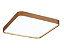 Plafon Smart dourado - com luz 3 cores e controle remoto - LED 30w - LA1031 - Luclair - Imagem 5
