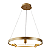 Pendente LED Lilla - 60CM 48W bivolt dourado fosco - 2540 - Nordecor - Imagem 1
