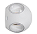 Arandela Tetra LED 4W - 4 fachos 3000K (luz amarela) - DN 30326 - Opus - Imagem 3