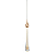 Pendente LED Gota bivolt 3000/4000/6000K (com luz 3 cores) - Imagem 1
