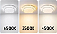 Plafon LED Ceu Estrelado redondo bivolt 40cm 3000/4000/6000K (3 cores) - Imagem 3