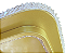Plafon LED 26W bivolt dourado e cristal - Imagem 2