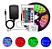 Fita LED RGB com controle e fonte 12V - 3528 rolo de 5 metros - Imagem 1