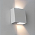 Arandela Dron Branca LED 4W Bidirecional - Imagem 2