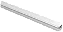 Perfil LED Embutir Branco 2 Metros para Fita LED 12mm - (NÃO ACOMPANHA FITA LED) - Imagem 1