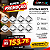 Kit com 8 Spots de Alumínio de Embutir Recuado para AR70 - Imagem 1