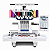 Máquina de Bordado Profissional Brother PR1055X 10 Agulhas Área 36x20cm - Imagem 1