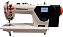 Máquina de Costura Reta Eletrônica Megamak H6 com Pontos decorativos Retos - 220 V Completa com Pés e Mesa Montados - Imagem 1