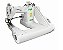 Maquina Fechadeira de Braço 2 Agulhas com 2 Catracas de Borracha (superior e inferior) ZJ-927-PS-BD 3/16 - 220v COM PÉS E MESA MONTADOS - Imagem 1