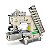 Maquina Elastiqueira 12 Agulhas Com Aparelho Adidas Motor Direct Drive SewPower SP-008-12064P-SL-DS/S - 220 V - Imagem 1