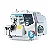 MAQUINA OVERLOQUE PONTO CADEIA JACK C7-4-URUS + KIT PREMIUM E CADEIRA PARA COSTUREIRA - Imagem 1