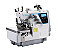 MAQUINA OVERLOQUE ELETRONICA COM TRANSPORTE SUPERIOR JACK C5T - 220 V COM PÉS E MESA MONTADOS - Imagem 1