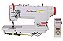 Máquina Pespontadeira Barra Fixa Sun Special Direct Drive SS842D-H-LH-SU - 220V COM PÉS E MESA MONTADOS - Imagem 1
