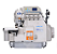MAQUINA INTERLOQUE COM TRANSPORTE SUPERIOR JACK JK-798TE-5-516-A04/435 - 220 V COM PÉS E MESA DESMONTADOS - Imagem 1