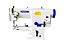 Máquina de Braço Transporte Triplo Lanmax LM-3628G Motor Direct Drive Formato em Meia Mesa 220v + KIT PREMIUM E CADEIRA ESPECIAL PARA COSTUREIRA - Imagem 1