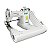 Maquina Fechadeira de Braço 2 Agulhas com 2 Catracas de Borracha (superior e inferior) ZJ-927-PS-BD 3/16 - 220 V + KIT PREMIUM CARBON EXCLUSIVO - Imagem 1