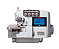 MAQUINA OVERLOQUE PONTO CADEIA ELETRONICA GEMSY N5-ES-514M 220V COM KIT PREMIUM CARBON E CADEIRA ESPECIAL PARA COSTUREIRA - Imagem 1