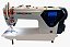 MAQUINA RETA ELETRONICA MEGAMAK MK-H6-5S2 COM CARTER BLINDADO E MOTOR DE PASSO - 220 V COM PÉS E MESA MONTADOS - Imagem 1