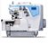 MÁQUINA INTERLOQUE JACK ELETRÔNICA 2 AGULHAS 5 FIOS BITOLA LARGA LEVE JK-C4-5-03/233 -220 V + KIT PREMIUM E CADEIRA PARA COSTUREIRA - Imagem 1