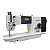 Máquina Reta Eletrônica DOLLOR B1A-4G-02 220V Direct Drive com Pés e Mesa Montados - Imagem 1