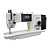Máquina Reta Eletrônica DOLLOR B1A-4G-02 220V Direct Drive com Pés e Mesa Desmontados - Imagem 1