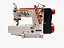 MAQUINA GALONEIRA BASE FECHADA 3 AGULHAS MOTOR DIRECT DRIVE MEGAMAK MK-V1-CB-D - 110 V - Imagem 1