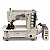 Máquina Galoneira Industrial BRACOB BC-5000D 3 Agulhas 5 Fios Direct Drive 550W + Pés e Mesa Montados - Imagem 1