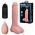 Vibrador realístico com EJACULADOR, escroto e ventosa - 19,5x4,5 - Imagem 1