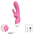 Vibrador ponto G com estimulador de clitóris rabbit - Imagem 4