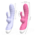 Vibrador ponto G com estimulador de clitóris rabbit - Imagem 1