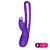 Vibrador com estimulador de clitóris com iluminação interna em LED - Imagem 3