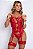CORSET LACE-UP EM RENDA E TULE COM TRANSPARENCIA - DETALHES DE AMARRAÇÃO PARA UMA SEDUÇÃO IRRESISTÍVEL - Imagem 4