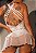 CAMISOLA SENSUAL COM BABADO DUPLO EM TULE- ACOMPANHA CALCINHA - Imagem 3