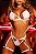 CONJUNTO SENSUAL EM RENDA SEM BOJO COM PERSEX - Imagem 1