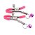 Kit - Plug Rabo de Coelho, Tiara de Orelhas , Grampos para os seios e Gravata laço - Imagem 4