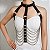 Harness Corporal em Couro com Correntes - Imagem 3