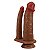 Dildo Duplo Realístico - 20.0 x 4.2 - Imagem 2