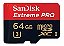 Cartão de Memória micro SD SANDISK 64 GB Extreme Pro (90MB/s - 200MB/s) - Imagem 1