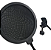 Suporte Pop Filter rede quebra vento para microfones - Imagem 4