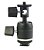 Mini cabeça para câmeras e iluminadores (até 3kg) Giro de 360° - Imagem 1