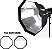 Softbox Octabox 55cm TRIOPO K2-55 mount BOWENS sem colmeia / sem grid - Imagem 2