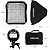 Softbox 60X60cm para Flash Speedlite da Godox modelo SFGV6060 com Grid - Imagem 2