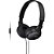 Fone de ouvido Sony MDR-ZX110AP On-Ear com Fio e com Microfone (Black) - Imagem 1