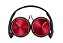 Fone de ouvido Sony MDR-ZX310AP On-Ear com Fio e cm Microfone (Red) - Imagem 2