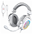 Fone de Ouvido Gamer com Fio Ampligame RGB Fifine H6 7.1 (WHITE) - Imagem 1